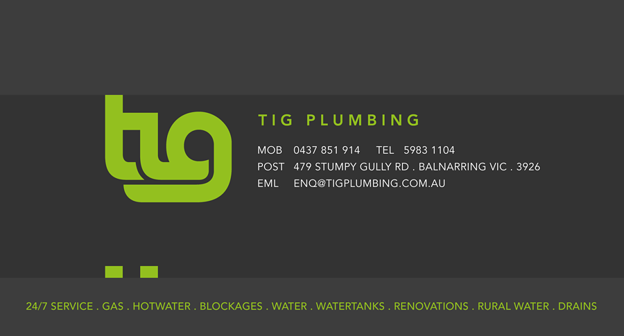tig plumbing